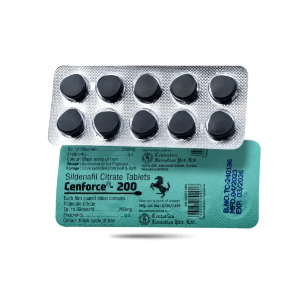 Cenforce 200 mg Viagra genérico con Sildenafil 200 mg
